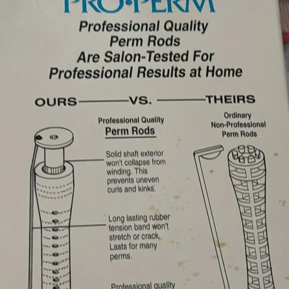 Vintage Pro-PermRods Salon Lot 228 + 5 packPaper for Hair Perm Rods Salon